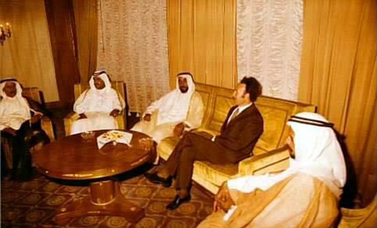 هواري بومدين والشيخ زايد رحمهما الله الرئيس الجزائري الراحل هواري بومدين - أرشيفية