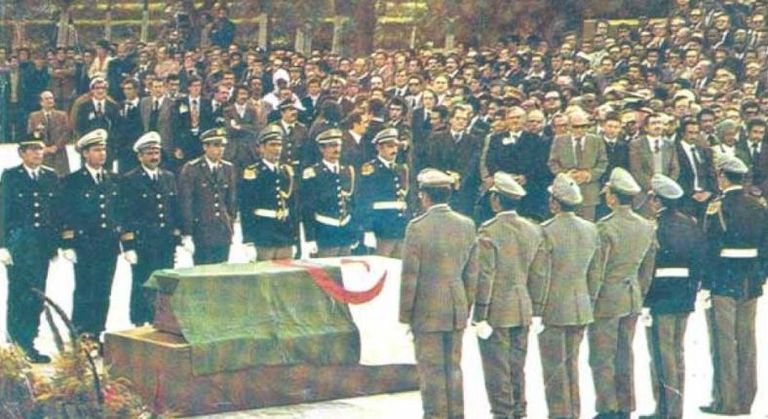 جنازة الرئيس الجزائري الأسبق هواري بومدين الرئيس الجزائري الراحل هواري بومدين - أرشيفية