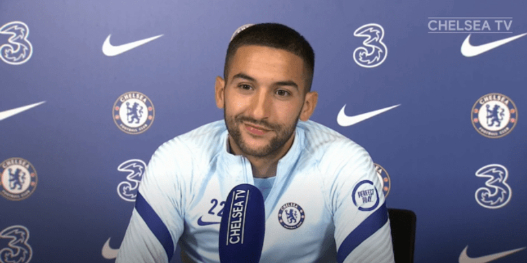 المغربي حكيم زياش فرانك لامبارد وتيمو فيرنر