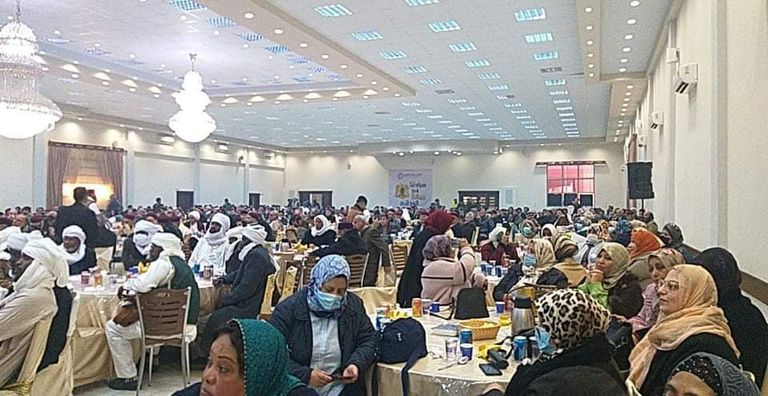 جانب من ملتقى القبائل الليبية في بنغازي