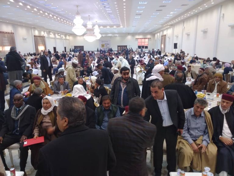 جانب من ملتقى القبائل الليبية في بنغازي
