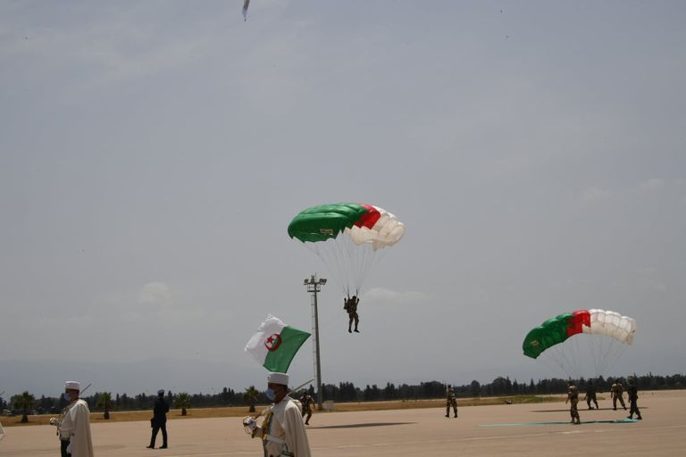 مراسم استقبال رفات شهداء المقاومة الشعبية الجزائرية - أرشيفية