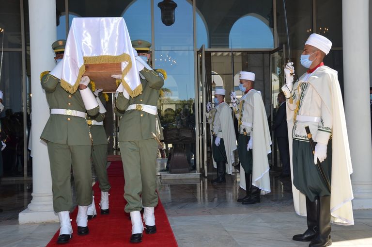 مراسم دفن رفات شهداء المقاومة الشعبية الجزائرية - أرشيفية