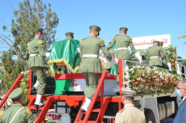 مراسم استقبال رفات شهداء المقاومة الشعبية الجزائرية - أرشيفية