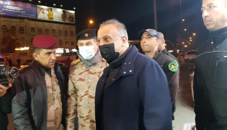 الكاظمي في جولة ليلية في بغداد
