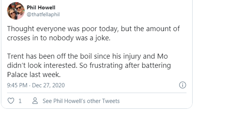 هجوم جمهور صلاح محمد صلاح أمام وست بروميتش في الدوري الإنجليزي