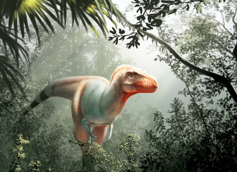 شكل تخيلي لطريقة تغذية الـ (نودوسور)