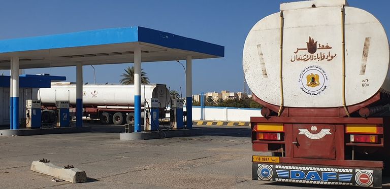 مراسم استقبال قافلة الجيش الليبي في سرت