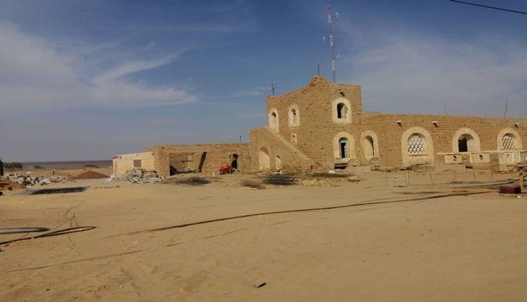 أحد الأبنية الحجرية في موريتانيا