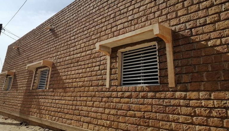 أحد الأبنية الحجرية في موريتانيا