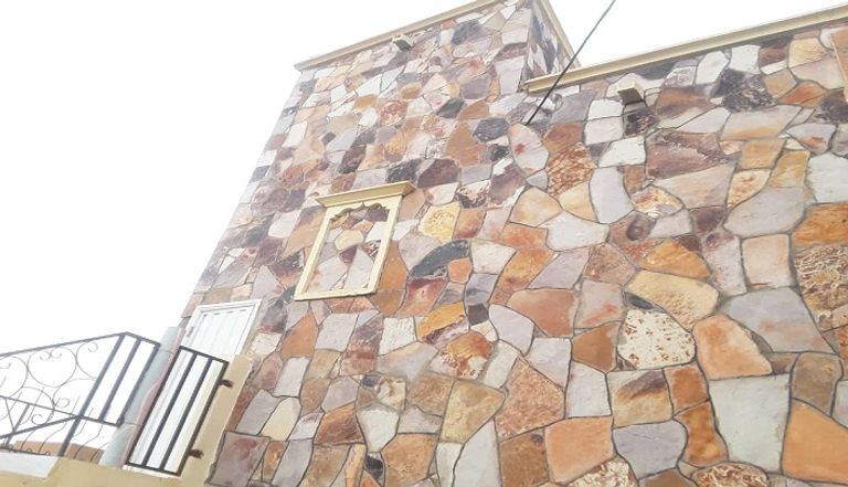 أحد الأبنية الحجرية في موريتانيا