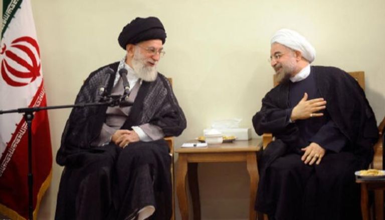 روحاني وخامنئي في لقاء سابق