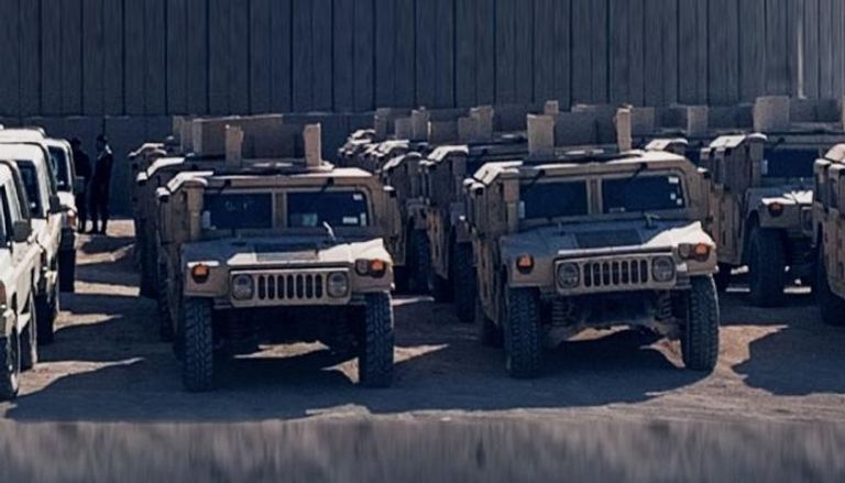 عجلات عسكرية أمريكية قدمتها الولايات المتحدة للجيش العراقي