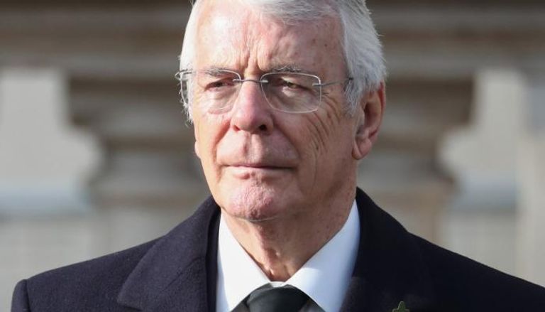 رئيس الوزراء البريطاني الأسبق جون ميجور