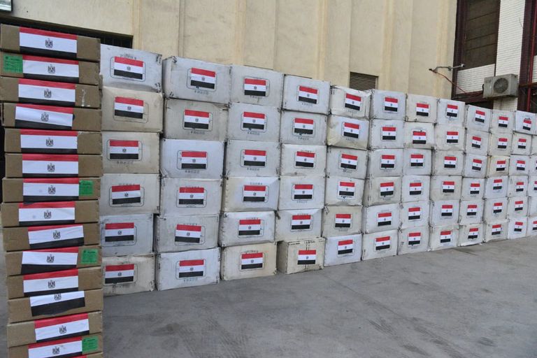 الدعم يشمل مستلزمات وقائية مثل الماسكات والمطهرات الكحولية