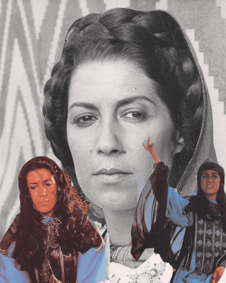 الفنانة السورية منى واصف 