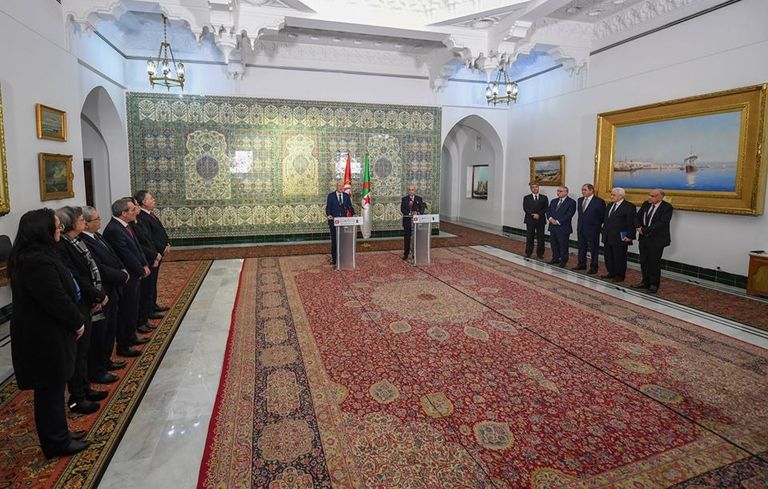 الرئيس الجزائري ونظيره التونسي