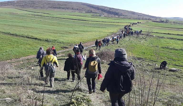 مسيرة شعبية رافضة لقناة أردوغان في إسطنبول