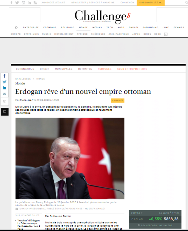 أطماع أردوغان التوسعية في المنطقة تتواصل