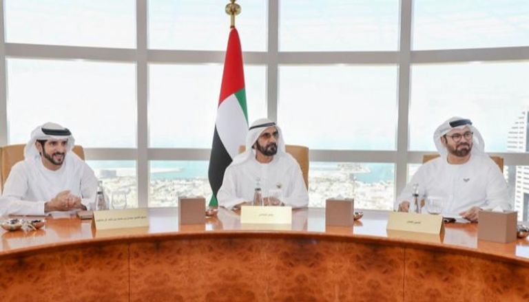 الشيخ محمد بن راشد آل مكتوم خلال ترؤسه مجلس دبي