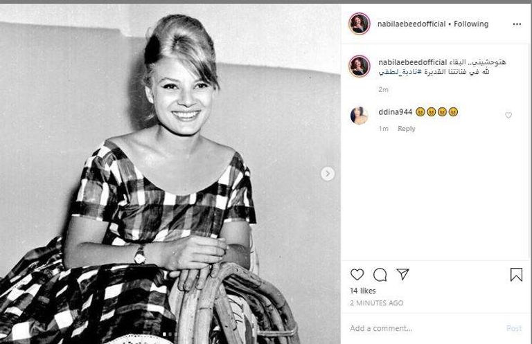 الفنانة المصرية نادية لطفي 