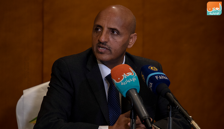 جانب من توقيع الاتفاق بأديس أبابا