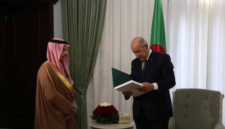 الرئيس الجزائري يستقبل وزير الخارجية السعودي
