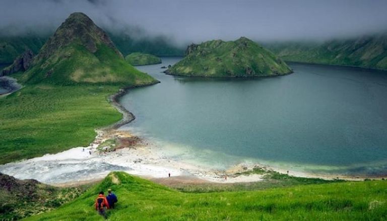الرئيس الروسي فلاديمير بوتين ورئيس الوزراء الياباني