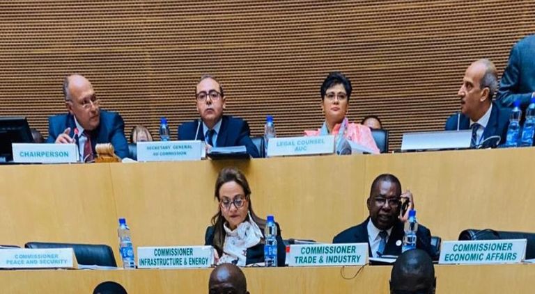 السفيرة نميرة نجم المستشار القانوني للاتحاد الأفريقي