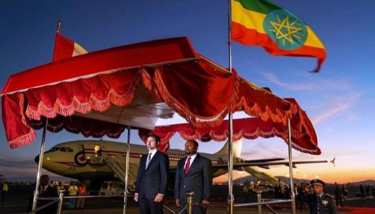 رئيس الوزراء الكندي ونظيره الإثيوبي