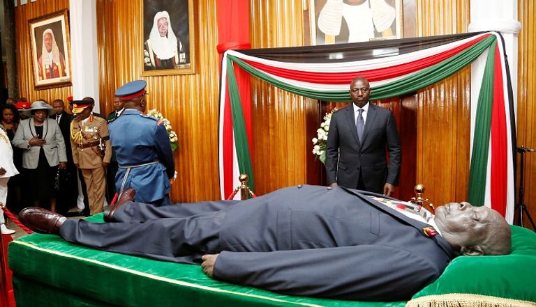 جنازة دانيال أراب موي في نيروبي - رويترز