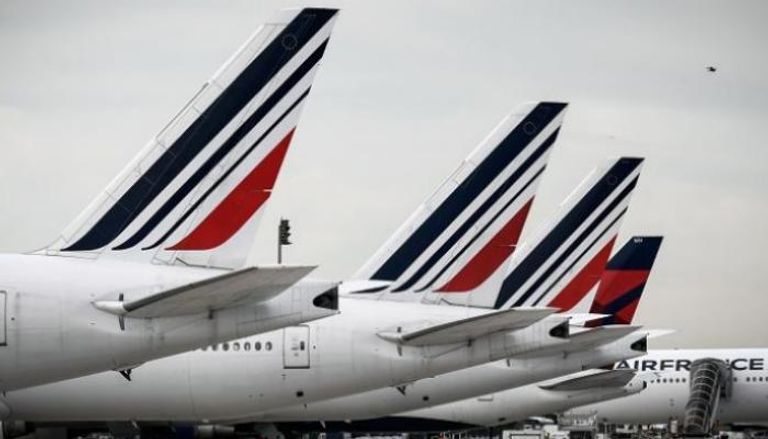 طائرات تابعة لشركة إير فرانس في مطار باريس