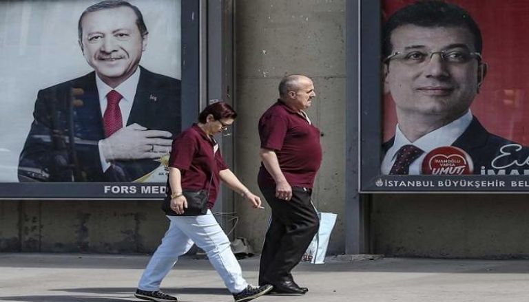 شعبية أردوغان تنهار في تركيا