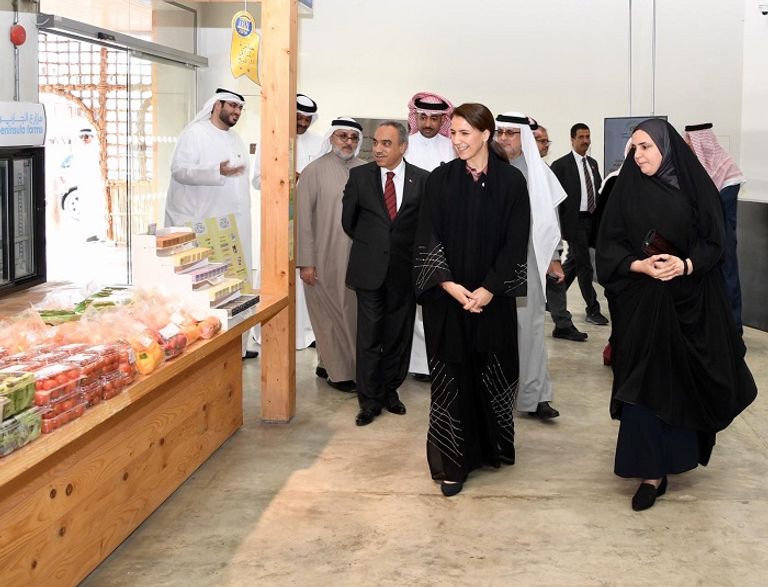 عاهل البحرين يستقبل مريم المهيري