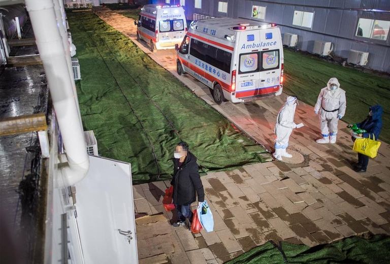 مستشفى حديث في ووهان يستقبل مرضى مصابين بفيروس كورونا الجديد