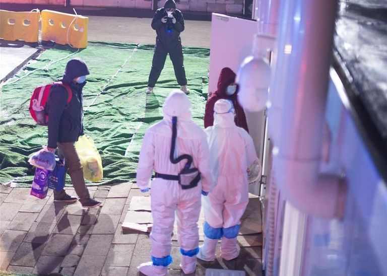 مستشفى حديث في ووهان يستقبل مرضى مصابين بفيروس كورونا الجديد