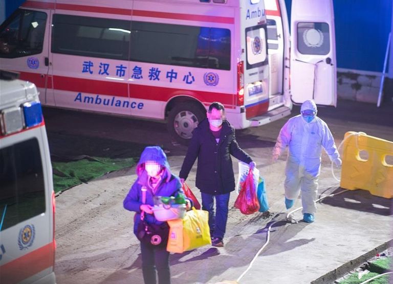 مستشفى حديث في ووهان يستقبل مرضى مصابين بفيروس كورونا الجديد