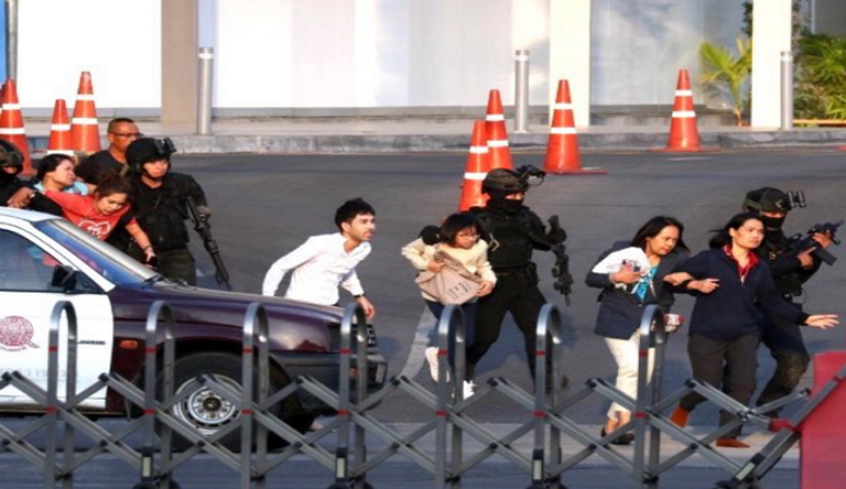 صورة تداولها التايلانديون لمنفذ هجوم المركز التجاري