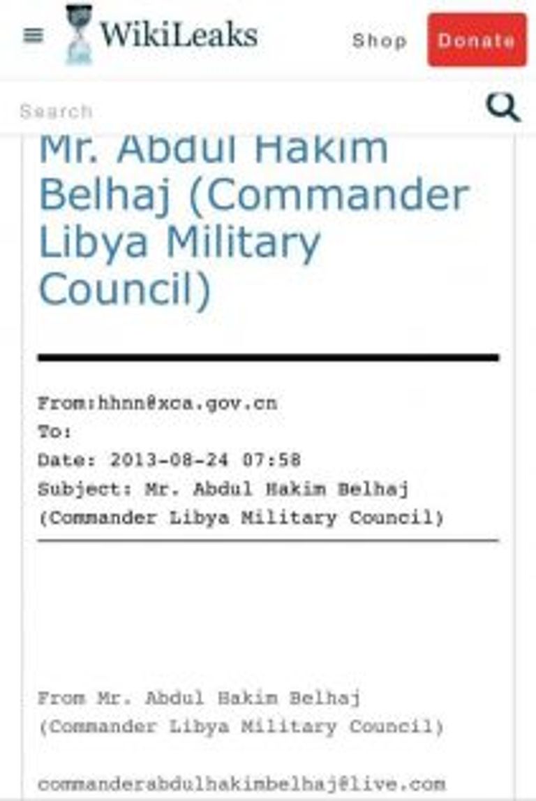 وثيقة تكشف طلب بلحاج من مسؤول تركي تهريب 3.75 مليون دولار إلى تركيا 