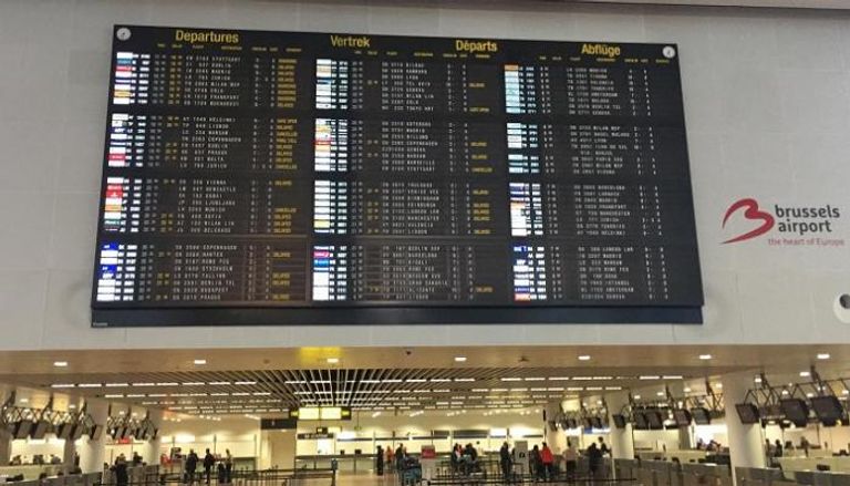  إلغاء نحو 60 رحلة في مطار بروكسل