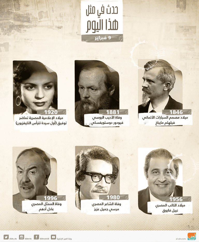 حدث يوم 9 فبراير