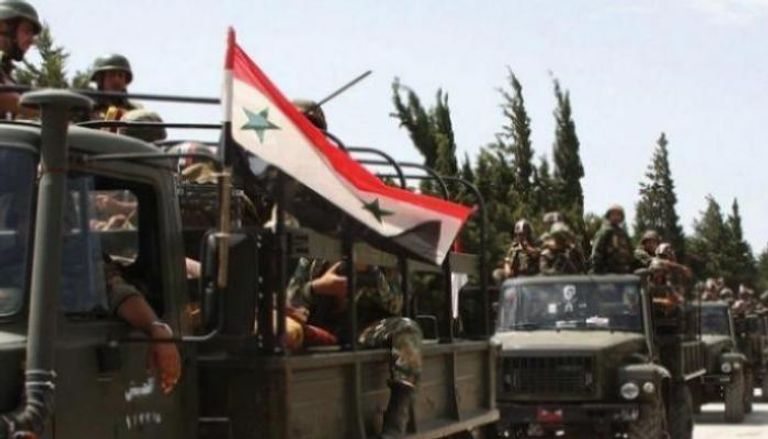 قوات الجيش السوري في طريقها لمواقع القتال - أرشيفية