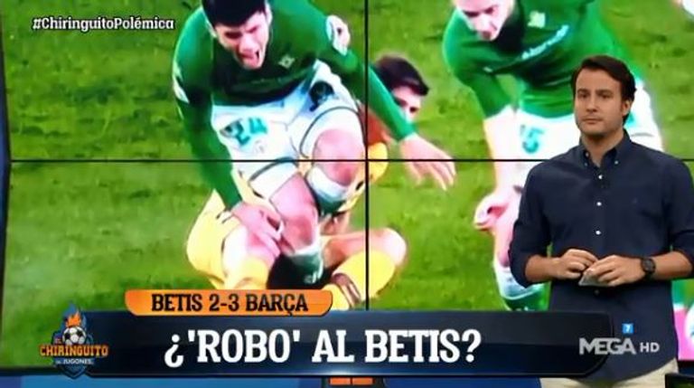 من مباراة ريال بيتيس ضد برشلونة