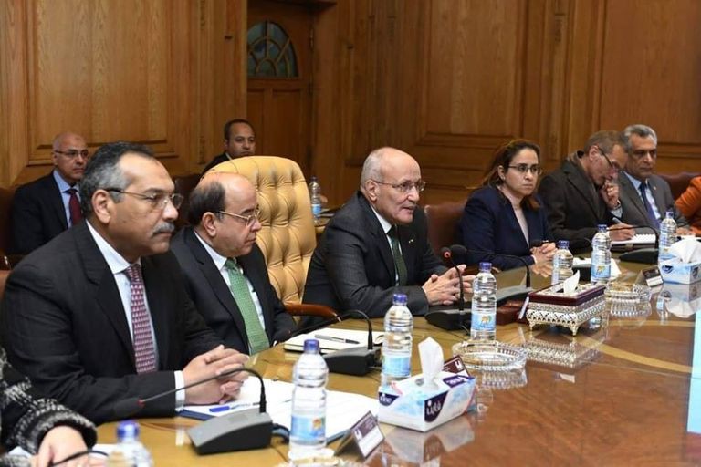 جانب من لقاء وزيري الإنتاج الحربي والبيئة في مصر