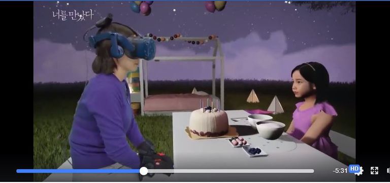 أم كورية تلتقي ابنتها المتوفاة في الواقع الافتراضي