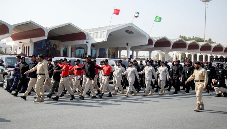 جانب من التدريب التعبوي