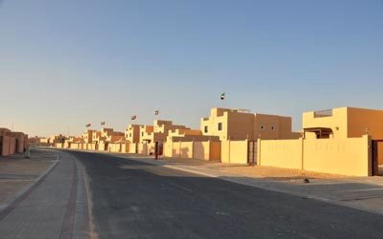 نموذج للفيلات بمدينة محمد بن زايد 