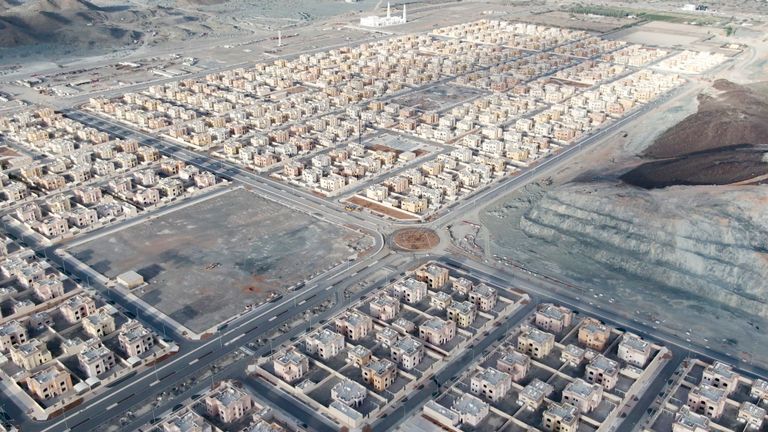 نموذج للفيلات بمدينة محمد بن زايد 