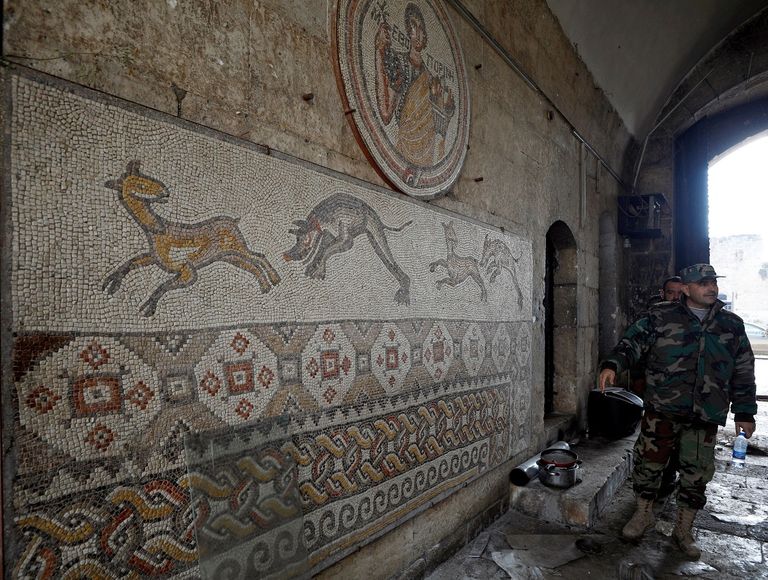 سوريا خبأت القطع الأثرية خوفا من السرقة