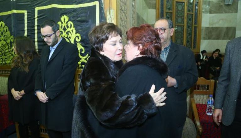 فاطمة المعدول مع وزير الدولة للإعلام أسامة هيكل